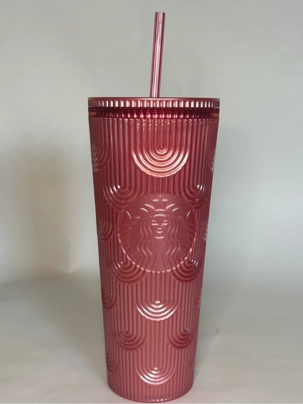Starbucks 2023 Limited Edition Shimmer Pink‎ Mermaid Tumbler 24oz Venti NWT